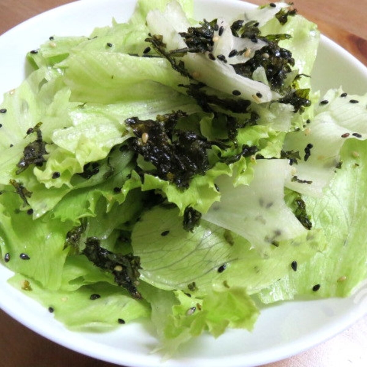 レタスと韓国海苔で 簡単サラダ レシピ 作り方 By Viw 楽天レシピ レタスと韓国海苔で 簡単サラダ レシピ 作り方 By Viw 楽天レシピ